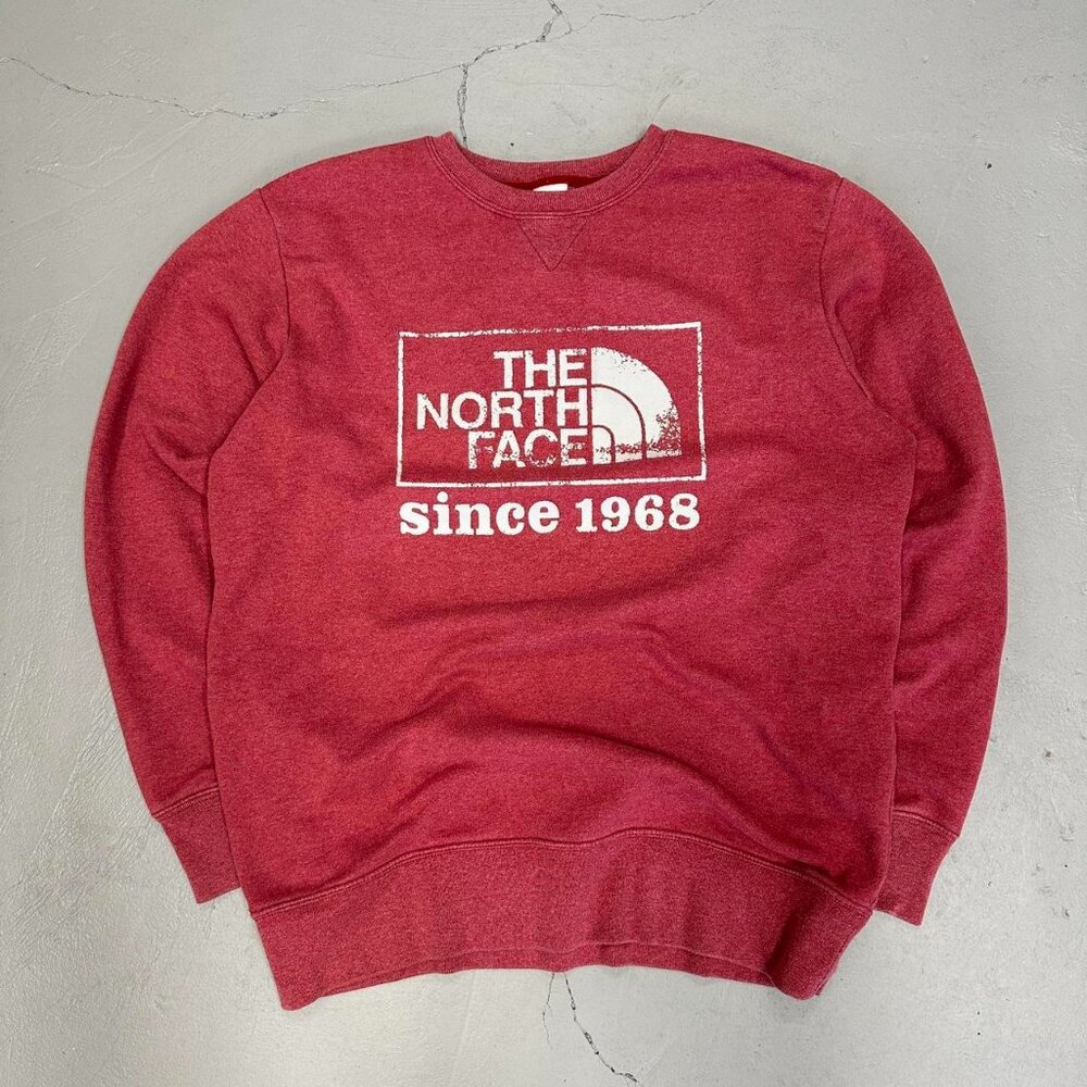 Vintage The North Face Red‎ Graphic Sweatshirt Men’s Medium